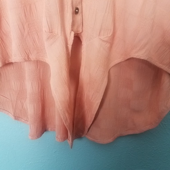 Style & Co Button-up Tie Front Long Sleeve Shirt - Picture 4 of 7